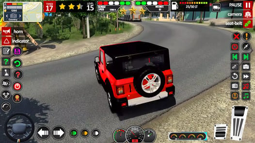 Offroad Jeep Driver Jeep Game APK screenshot 1