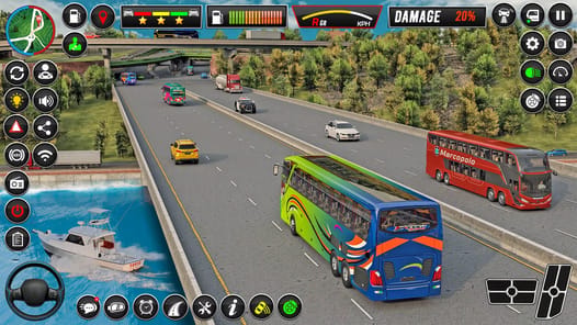 US Bus Simulator Driving Game APK screenshot 1
