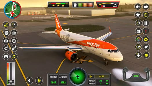 Real Airplane Flying Sim 3D APK screenshot 1