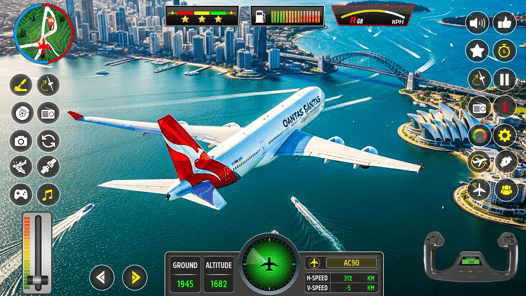 Real Airplane Flying Sim 3D APK screenshot 1