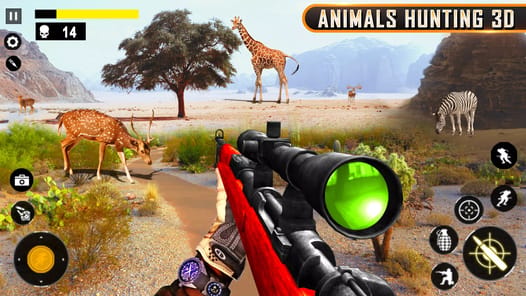 Wild Animal Hunting Games 3D APK screenshot 1 Wild Animal Hunting Games 3D APK screenshot 1