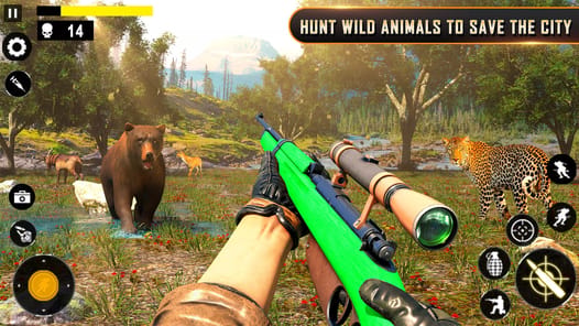 Wild Animal Hunting Games 3D APK screenshot 1 Wild Animal Hunting Games 3D APK screenshot 1