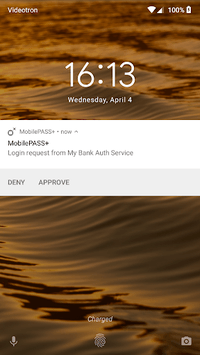 SafeNet MobilePASS+ APK screenshot 1