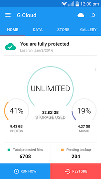 G Cloud Backup APK screenshot 1 G Cloud Backup APK screenshot 1