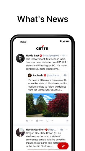 GETTR APK screenshot 1 GETTR APK screenshot 1