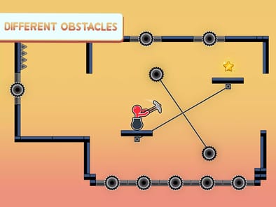 Hammer Climb Stick man Game APK screenshot 1