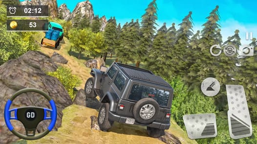 Offroad Jeep Driving - 3D Game APK screenshot 1