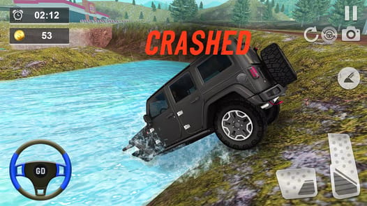 Offroad Jeep Driving - 3D Game APK screenshot 1
