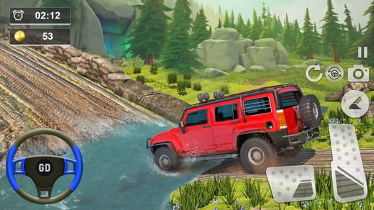Offroad Jeep Driving - 3D Game APK screenshot 1