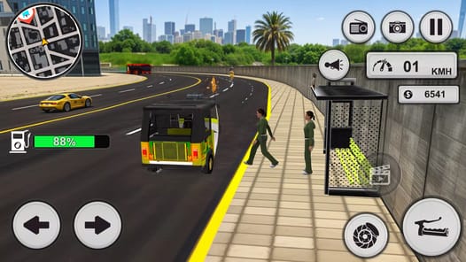 Rickshaw Driver Tuk Tuk Game APK screenshot 1