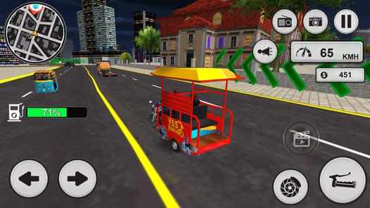 Rickshaw Driver Tuk Tuk Game APK screenshot 1