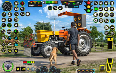 Farming Tractor Game Simulator APK screenshot 1