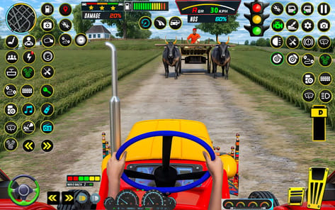Farming Tractor Game Simulator APK screenshot 1