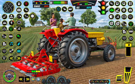 Farming Tractor Game Simulator APK screenshot 1