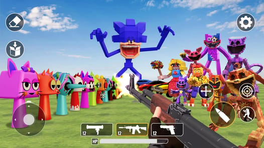 Shooter Nextbots: Sandbox Mod APK screenshot 1