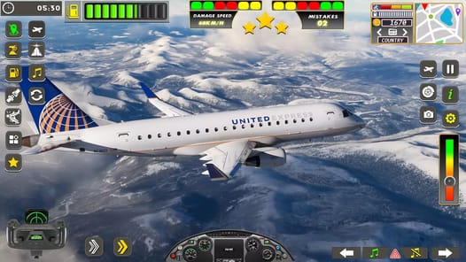 Airplane Flight Game Simulator APK screenshot 1
