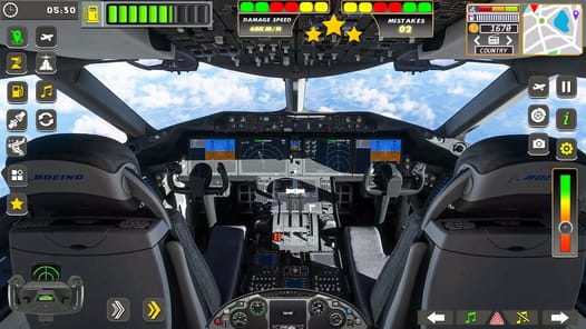 Airplane Flight Game Simulator APK screenshot 1