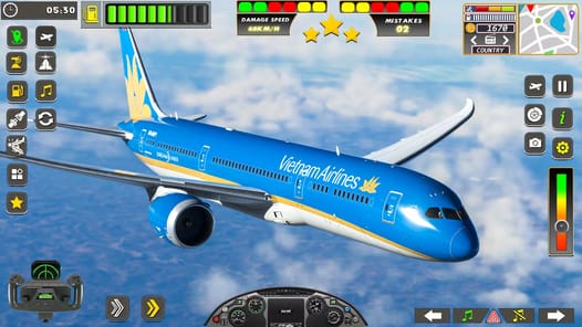 Airplane Flight Game Simulator APK screenshot 1