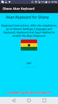 Ghana Akan Keyboard APK screenshot 1