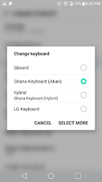 Ghana Akan Keyboard APK screenshot 1