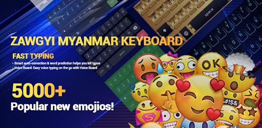 install zawgyi myanmar Keyboard-zawgyi language keyboard on PC