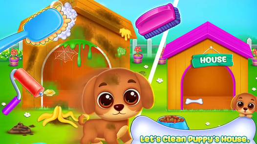 Home cleaning game for girls APK screenshot 1
