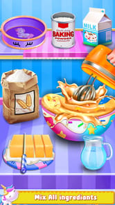 Unicorn Cake Maker-Bakery Game APK screenshot 1