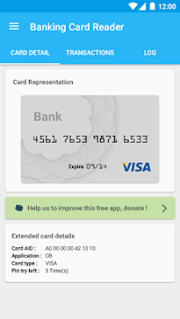 Credit Card Reader NFC (EMV) APK screenshot 1