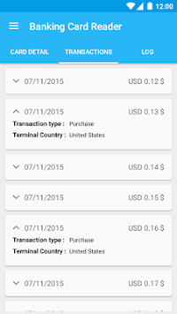 Credit Card Reader NFC (EMV) APK screenshot 1