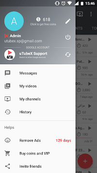uTubeX - Views, subs, likes and comments exchange APK screenshot 1