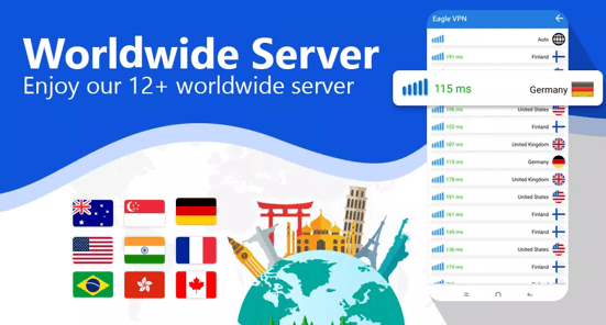 Eagle VPN APK screenshot 1