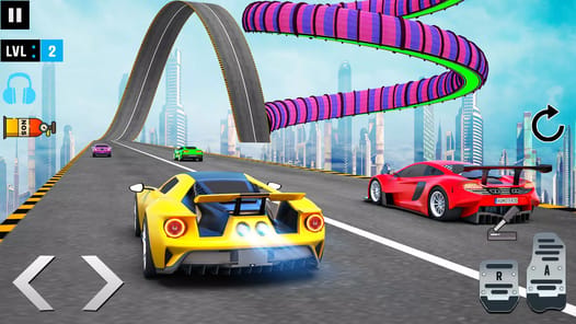 Car Stunt Races 3D: Mega Ramps APK screenshot 1