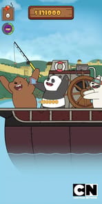 We Bare Bears: Crazy Fishing APK screenshot 1