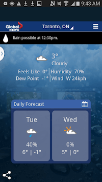 Global News Skytracker APK screenshot 1