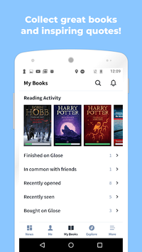 Glose - Social ebook Reader APK screenshot 1