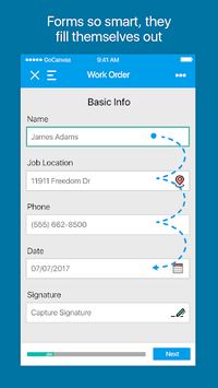 GoCanvas Business Apps & Forms APK screenshot 1