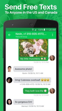 textPlus: Free Text & Calls APK screenshot 1