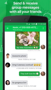 textPlus: Free Text & Calls APK screenshot 1