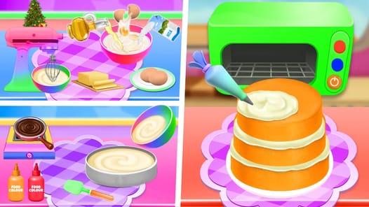 Christmas Cakes Cooking Bakery APK screenshot 1