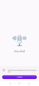 Voice Lock APK screenshot 1