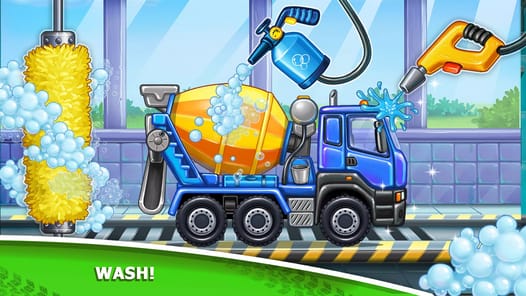 Kids truck games Build a house APK screenshot 1