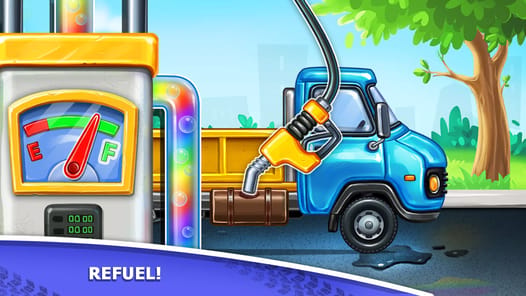 Kids truck games Build a house APK screenshot 1