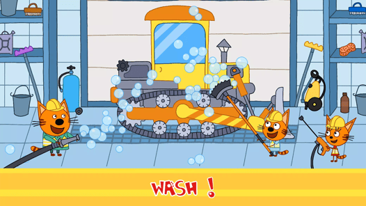 Kid-E-Cats Cars, Build a house APK screenshot 1