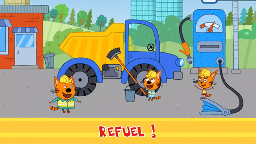 Kid-E-Cats Cars, Build a house APK screenshot 1
