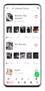 18+ Animated Stickers APK screenshot 1