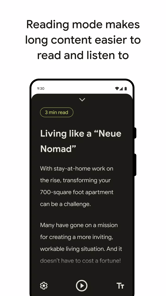Reading mode APK screenshot 1
