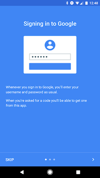 Google Authenticator APK screenshot 1