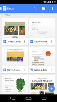 Google Docs APK screenshot 1