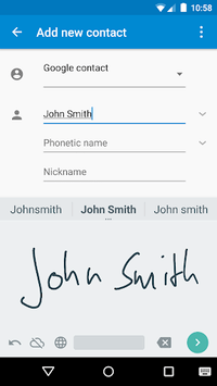 Google Handwriting Input APK screenshot 1 Google Handwriting Input APK screenshot 1