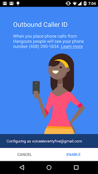Hangouts Dialer - Call Phones APK screenshot 1